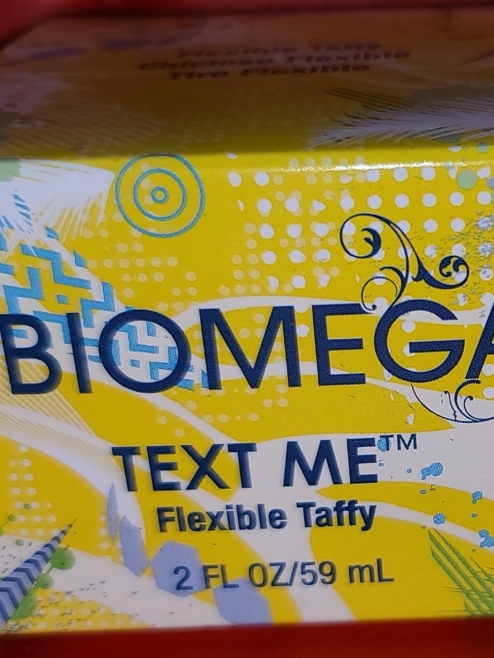 Lot Of 2 - AQUAGE Biomega - Text Me Flexible Taffy 2 oz Each - New In Box
